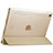 Cover Portafoglio In Pelle con Supporto L02 per Apple iPad Pro 10.5 Oro