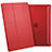 Cover Portafoglio In Pelle con Supporto L02 per Apple iPad Pro 12.9 Rosso