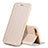 Cover Portafoglio In Pelle con Supporto L02 per Apple iPhone 7 Plus Oro