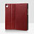 Cover Portafoglio In Pelle con Supporto L02 per Huawei Ascend P7 Rosso
