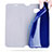 Cover Portafoglio In Pelle con Supporto L02 per Samsung Galaxy S8 Plus Blu
