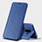 Cover Portafoglio In Pelle con Supporto L02 per Samsung Galaxy S9 Plus Blu