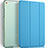 Cover Portafoglio In Pelle con Supporto L02 per Xiaomi Mi Pad 2 Blu