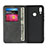 Cover Portafoglio In Pelle con Supporto L03 per Huawei Honor 10 Lite Nero