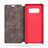 Cover Portafoglio In Pelle con Supporto L03 per Samsung Galaxy S8 Marrone