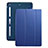 Cover Portafoglio In Pelle con Supporto L05 per Apple iPad Mini 3 Blu