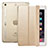 Cover Portafoglio In Pelle con Supporto L05 per Apple iPad Mini 3 Oro