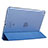 Cover Portafoglio In Pelle con Supporto L05 per Apple iPad Mini 4 Blu