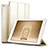 Cover Portafoglio In Pelle con Supporto L05 per Apple iPad Mini 4 Oro