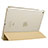 Cover Portafoglio In Pelle con Supporto L05 per Apple iPad Mini 4 Oro