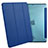 Cover Portafoglio In Pelle con Supporto L06 per Apple iPad Mini 2 Blu