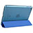 Cover Portafoglio In Pelle con Supporto L06 per Apple iPad Mini 2 Blu