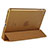 Cover Portafoglio In Pelle con Supporto L06 per Apple iPad Mini 2 Marrone