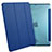 Cover Portafoglio In Pelle con Supporto L06 per Apple iPad Mini 3 Blu