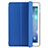 Cover Portafoglio In Pelle con Supporto L06 per Apple iPad Mini 3 Blu
