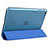 Cover Portafoglio In Pelle con Supporto L06 per Apple iPad Mini 3 Blu