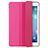 Cover Portafoglio In Pelle con Supporto L06 per Apple iPad Mini 3 Rosa Caldo