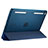 Cover Portafoglio In Pelle con Supporto L06 per Apple iPad Mini 4 Blu