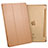 Cover Portafoglio In Pelle con Supporto L06 per Apple iPad Mini 4 Marrone