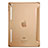 Cover Portafoglio In Pelle con Supporto L06 per Apple iPad Mini 4 Marrone