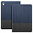 Cover Portafoglio In Pelle con Supporto L06 per Apple iPad Pro 10.5 Blu