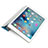 Cover Portafoglio In Pelle con Supporto Opaca per Apple iPad Pro 9.7 Cielo Blu
