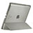 Cover Portafoglio In Pelle con Supporto per Apple iPad 2 Grigio