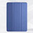 Cover Portafoglio In Pelle con Supporto per Apple iPad Mini 5 (2019) Blu
