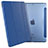 Cover Portafoglio In Pelle con Supporto per Apple New iPad 9.7 (2017) Blu