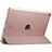 Cover Portafoglio In Pelle con Supporto per Apple New iPad 9.7 (2017) Oro Rosa