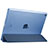 Cover Portafoglio In Pelle con Supporto per Apple New iPad 9.7 (2018) Blu