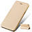 Cover Portafoglio In Pelle con Supporto per Huawei Honor 5A Oro