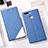 Cover Portafoglio In Pelle con Supporto per Huawei Honor V9 Blu