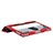 Cover Portafoglio In Pelle con Supporto per Huawei MediaPad M2 10.0 M2-A01 M2-A01W M2-A01L Rosso