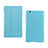 Cover Portafoglio In Pelle con Supporto per Huawei Mediapad M3 8.4 BTV-DL09 BTV-W09 Ciano
