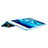 Cover Portafoglio In Pelle con Supporto per Huawei Mediapad M3 8.4 BTV-DL09 BTV-W09 Ciano
