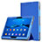 Cover Portafoglio In Pelle con Supporto per Huawei MediaPad M3 Lite Blu