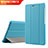 Cover Portafoglio In Pelle con Supporto per Huawei MediaPad T2 Pro 7.0 PLE-703L Cielo Blu