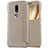 Cover Portafoglio In Pelle con Supporto per Motorola Moto M XT1662 Oro