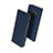 Cover Portafoglio In Pelle con Supporto per Samsung Galaxy A6 (2018) Blu