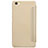Cover Portafoglio In Pelle con Supporto per Xiaomi Redmi Note 5A Standard Edition Oro