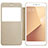 Cover Portafoglio In Pelle con Supporto per Xiaomi Redmi Note 5A Standard Edition Oro