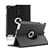 Cover Portafoglio In Pelle con Supporto Rotazione per Apple iPad 2 Nero
