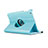 Cover Portafoglio In Pelle con Supporto Rotazione per Apple iPad Mini 2 Cielo Blu