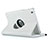 Cover Portafoglio In Pelle con Supporto Rotazione per Apple iPad Mini 3 Bianco