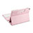 Cover Portafoglio In Pelle con Tastiera L01 per Huawei MediaPad M3 Lite 10.1 BAH-W09 Rosa