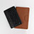 Cover Portafoglio In Pelle con Tastiera per Huawei MediaPad T3 8.0 KOB-W09 KOB-L09 Marrone