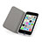 Cover Portafoglio In Pelle per Apple iPhone 5C Bianco