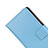 Cover Portafoglio In Pelle per Huawei P9 Lite Cielo Blu