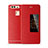 Cover Portafoglio In Pelle per Huawei P9 Plus Rosso